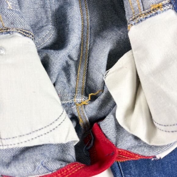 Vintage 90s Lee Jeans Womens 26 x 31 High Rise Back Patch Retro Indie Union Made - Picture 8 of 10